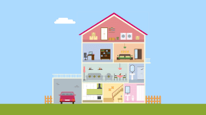 沉浸式house词汇教学