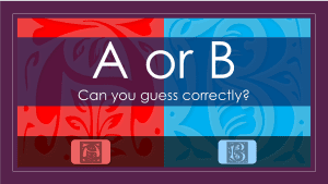 免费精品AorB选择模板