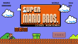 超级玛丽闯关互动PPT模板