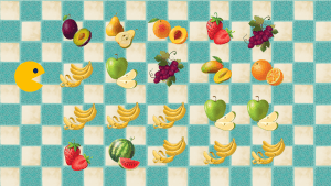 pac man水果互动游戏课件