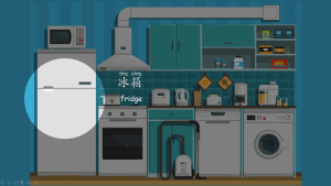 厨房电器-电器词汇趣味展示课件