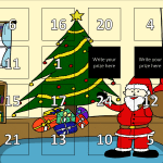 圣诞礼物游戏趣味模板