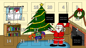 圣诞礼物游戏趣味模板