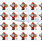 圣诞老人游戏趣味模板